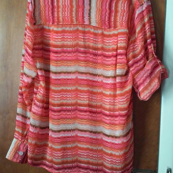 Bellefleur Striped Shirt size m - Picture 4 of 7